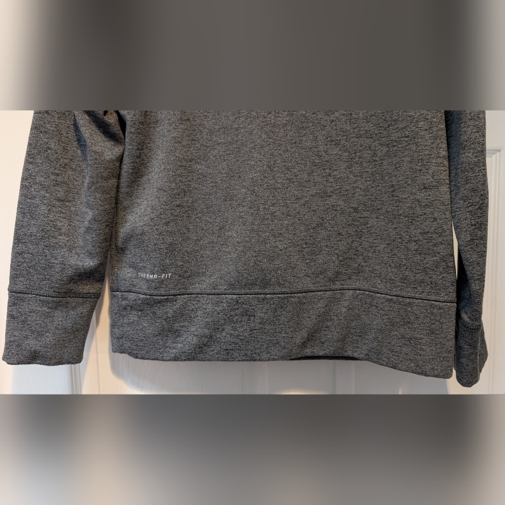 Nike Therma Fit Team Red White Blue RWB Women's Gray Hoodie Size Large Polyester - Picture 12 of 16